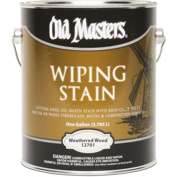 Picture of Old Masters 292657 1 gal Weathered Wood Wiping Stain 