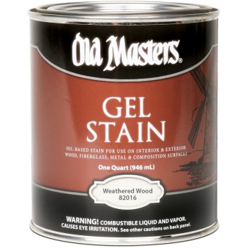 Picture of Old Masters 292674 1 qt. Weathered Wood Gel Stain 