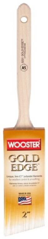 266878 2 in. Gold Edge Angle Brush - Gold - 2 in.