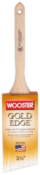 266879 2.5 in. Gold Edge Angle Brush