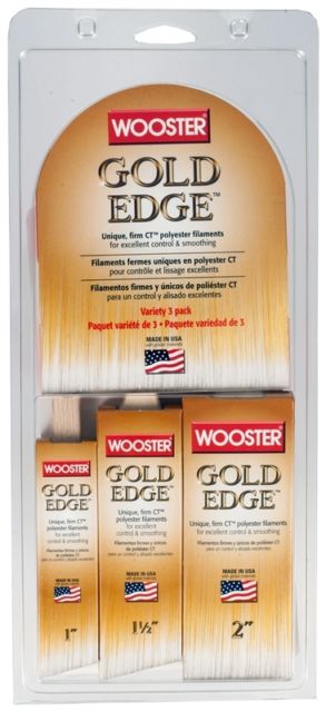 266905 Gold Edge Brush - Gold