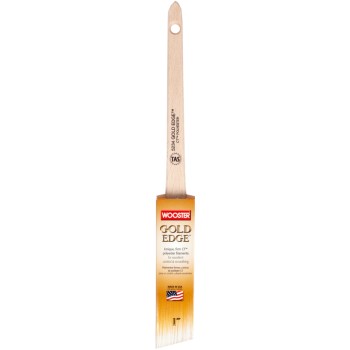 266888 1 in. Gold Edge Thin Angle Brush - Gold - 1 in.