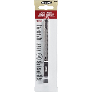 Picture of Hyde 079423420467 42046 9 mm Stainless Steel Snap Off Knife