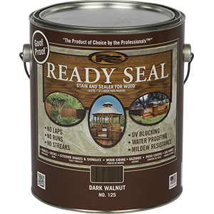 Picture of Ready Seal 816078001258 125 1g Stain & Sealer for Wood - Dark Walnut