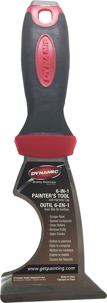Picture of Dynamic DYN11288 6-in-1 Ergo Hammer Cap Painters Knife