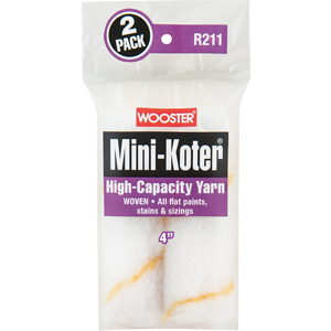 R211-4 4 in. Mini-Koter High-Capacity Yarn Roller, Pack of 2