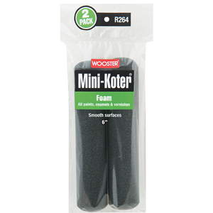 R264-6 6 in. Mini-Koter Foam Roller, Pack of 2