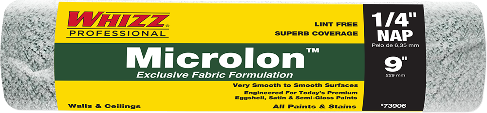 73906 9 x 0.25 in. Microlon Roller Cover