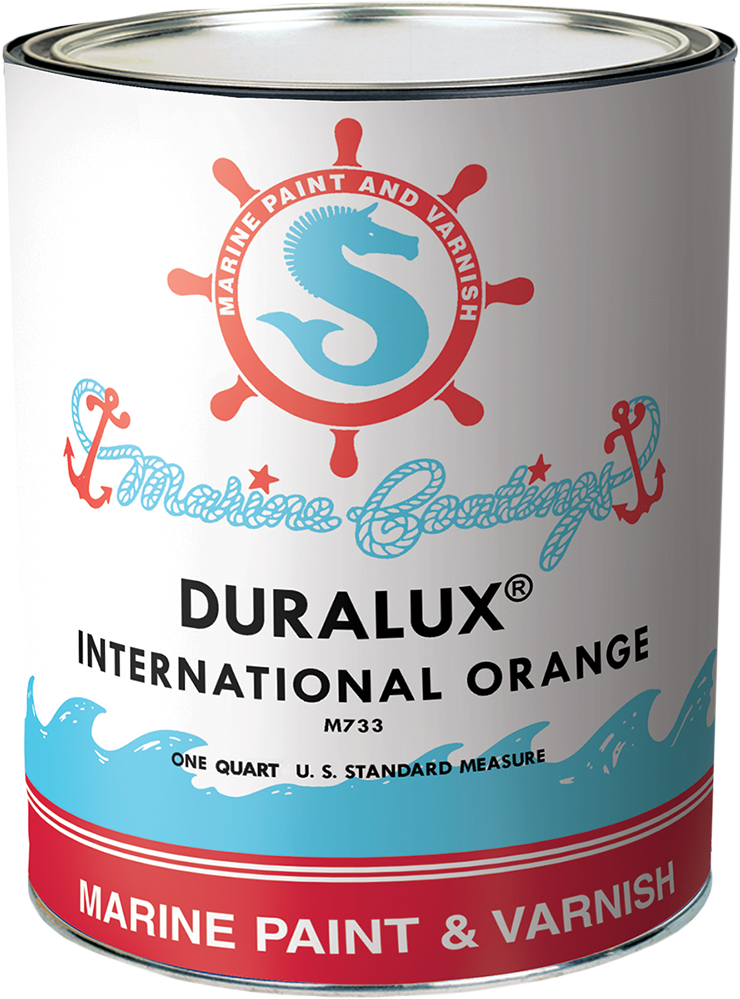 Picture of Duralux M733-4 1 qt. International Orange Marine Enamel