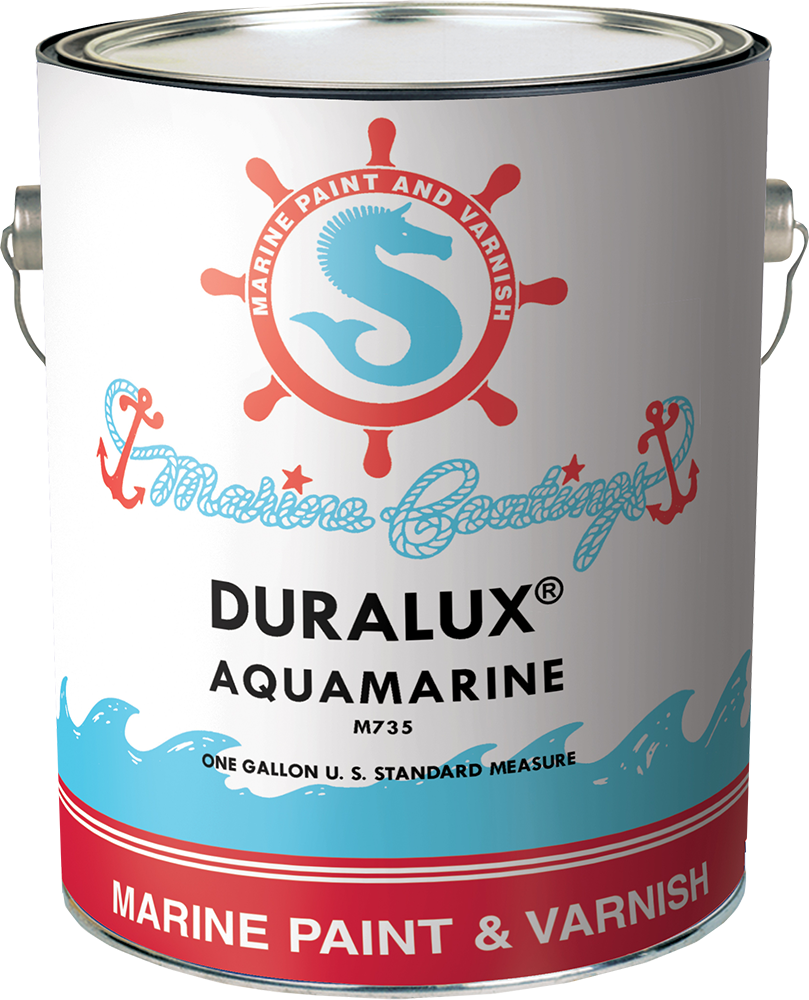 Picture of Duralux M735-1 1 gal Aquamarine Marine Enamel