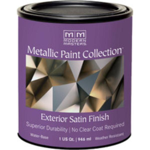 Masters 337161 Exterior Metallic Paint, Gray Velvet - 1 qt.