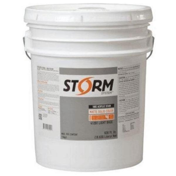 Picture of Storm 41295-5 5 gal Solid Color Acrylic Siding Stain Clear Base 250 VOC