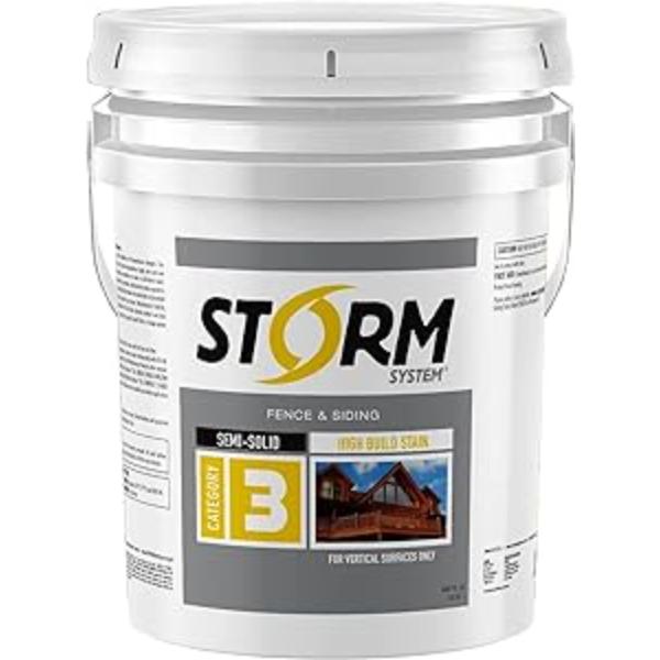 Picture of Storm 34595-5 5 gal Semi-Solid Stain & Sealer Dual Dispersion Clear Base 100 VOC