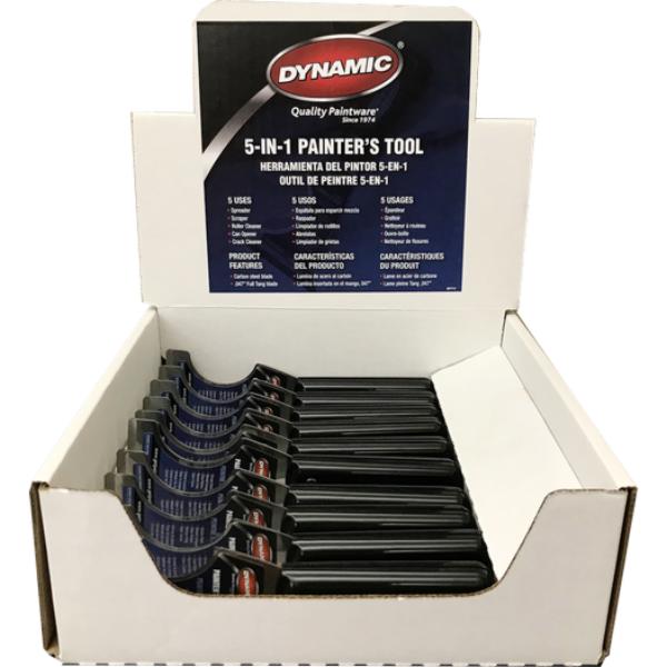 00002 0.047 in. Dynamic Nylon Handle 5-in-1 Painters Tool Counter Assortment - Pack of 10