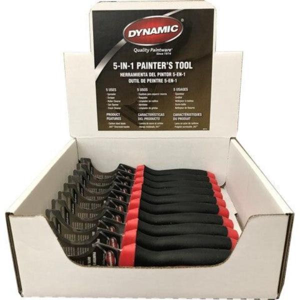 00003 Dynamic Ergonomic Handle 5-in-1 Painters Tool Counter Assortment - Pack of 10