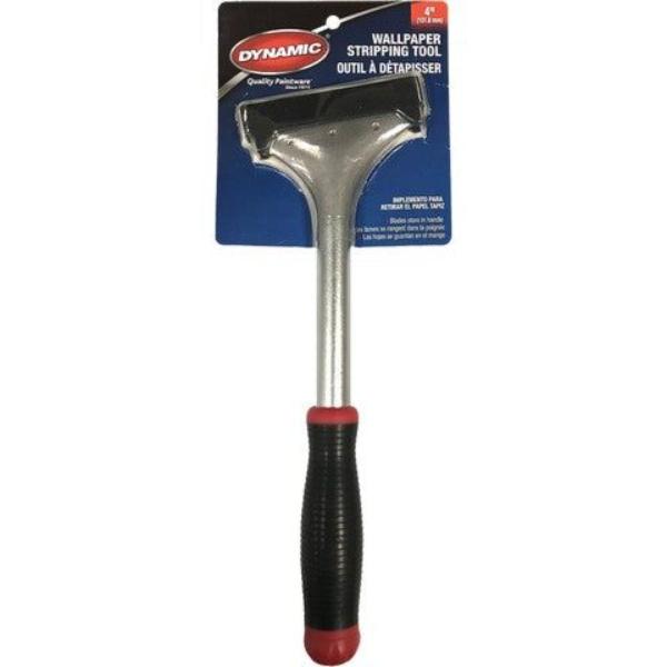 DYN34690 4 in. Dynamic Wallpaper Stripping Tool with Threaded Handle, Carded