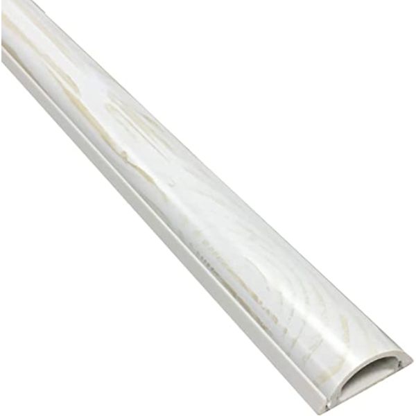 CSX-1.5-59-WGWT 59 in. Cable Shield Protector Cord Cover, White Wood