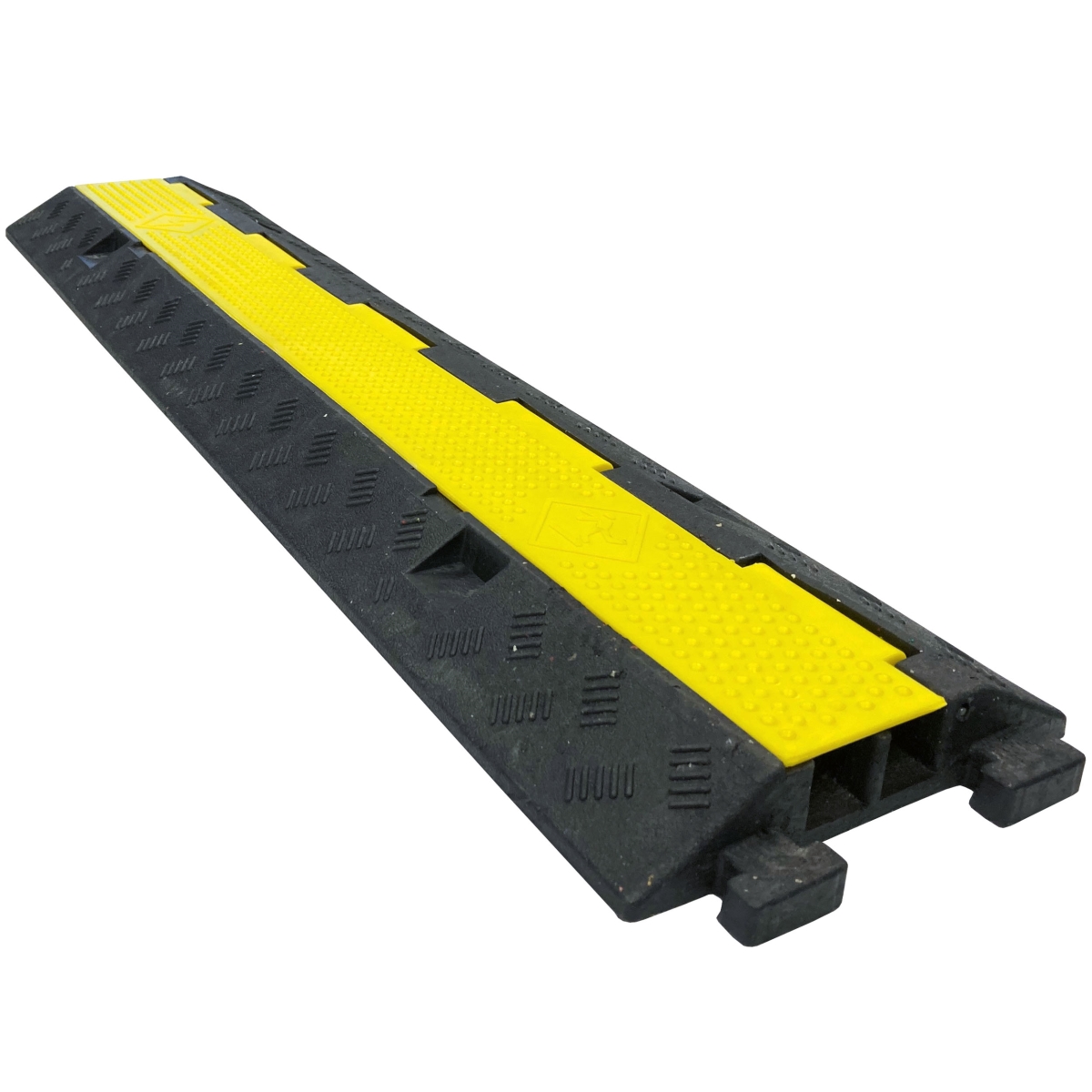 Picture of Electriduct CP-RPS-212-HD-YL 1.1 in. Extreme Rubber Cable Protectors&#44; Yellow & Black