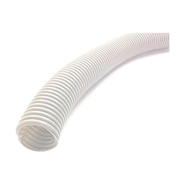 0.5 in. Nominal Size & 20 ft. Length Colored Polyethylene Split Wire Loom, White