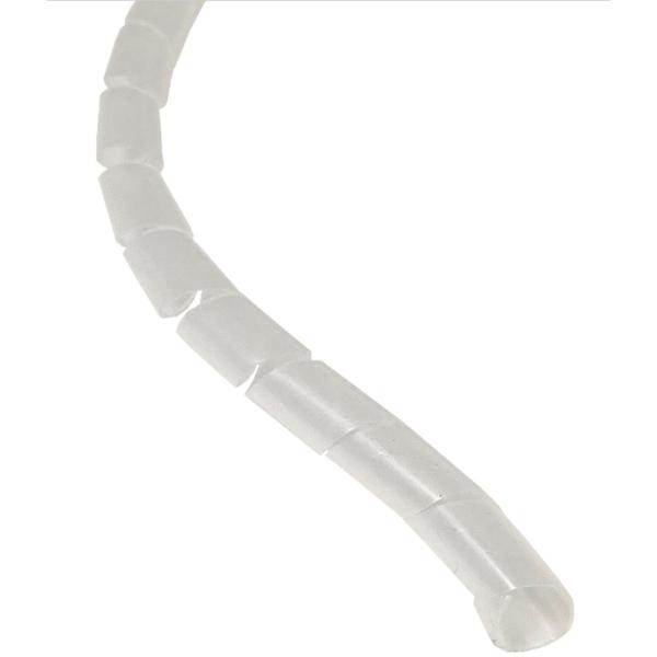 0.25 in. 50 ft. Polyethylene Spiral Wrap for Protector Wire Sleeve - Clear