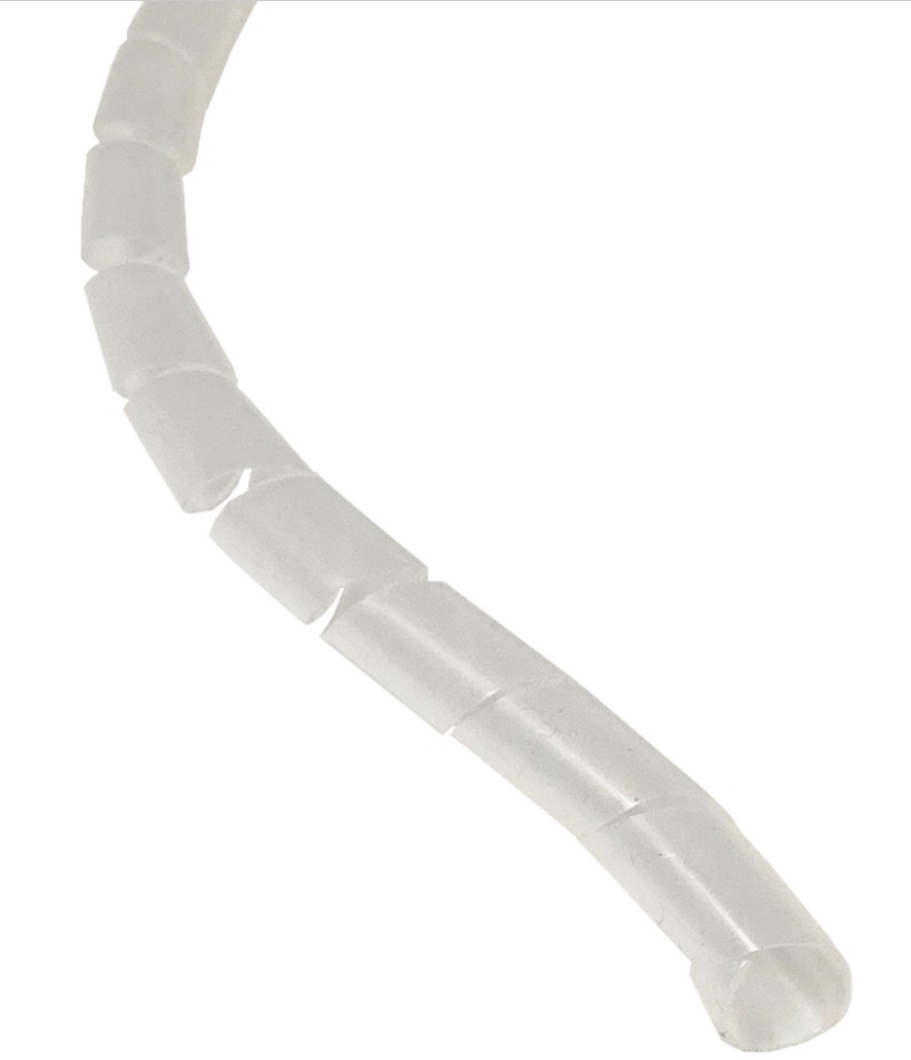 WL-SW-100-50-CL 1 in. 50 ft. Polyethylene Spiral Wrap - Clear