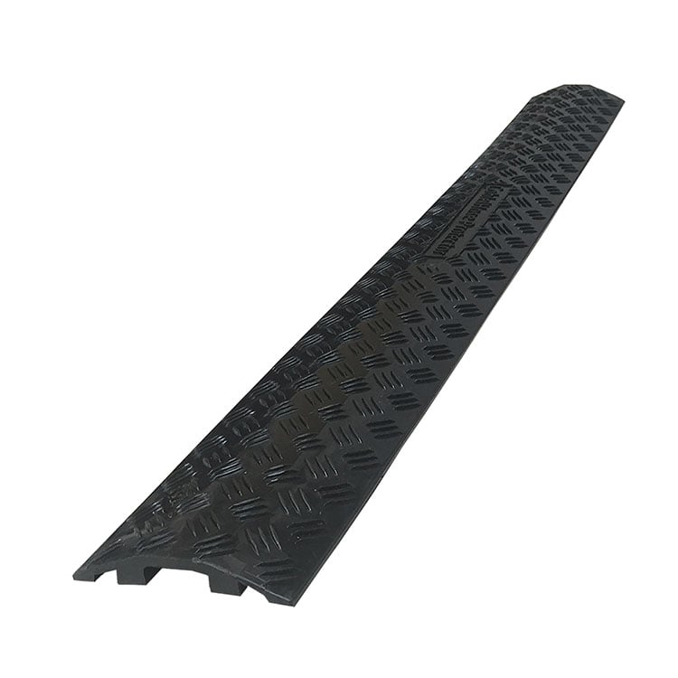 Small Drop Trak Polyurethane Cable & Hose Protector - Black