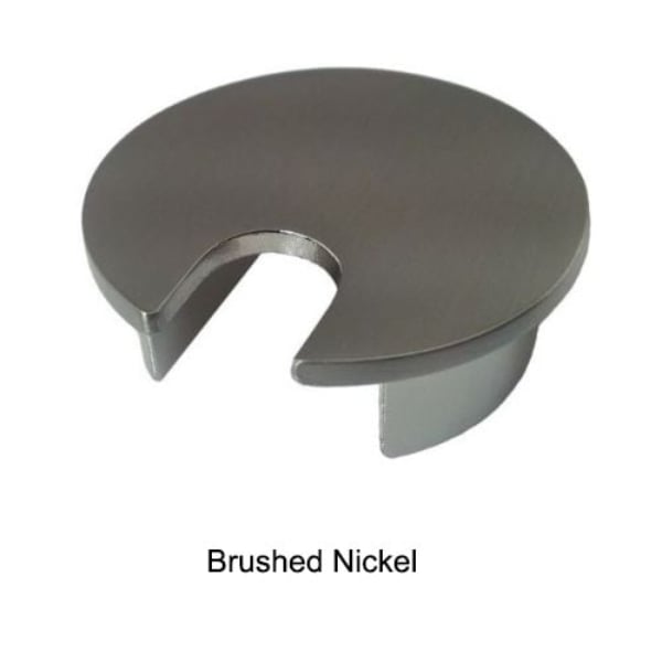 Picture of Electriduct GR-MET-157-B-BN 1.57 in. Metal Desk Grommet with 20 mm Opening - Brushed Nickel