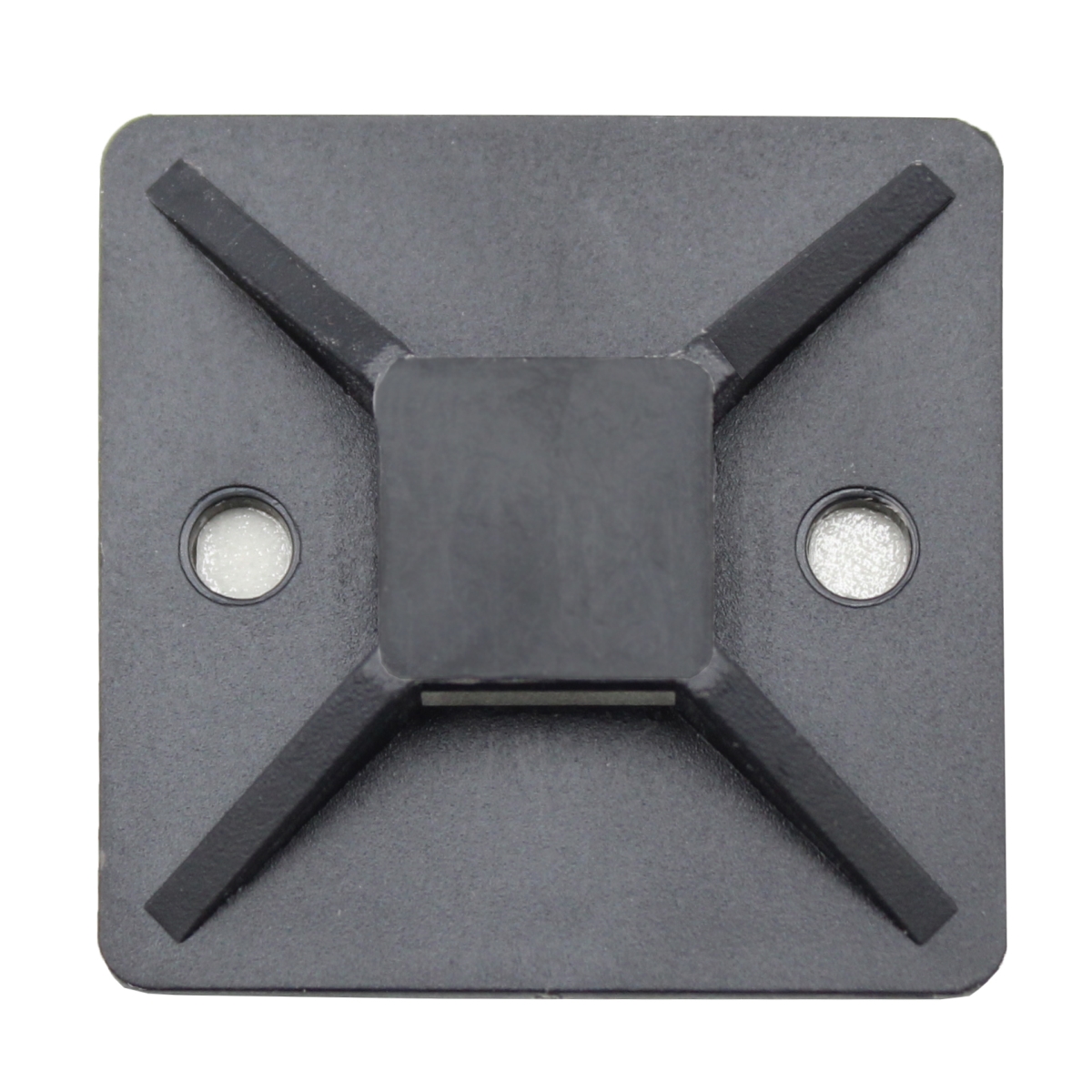 Picture of Electriduct CT-ED-ABM-100-25-BK 1 in. Adhesive Backed Mounting Bases&#44; Black - 25 Piece