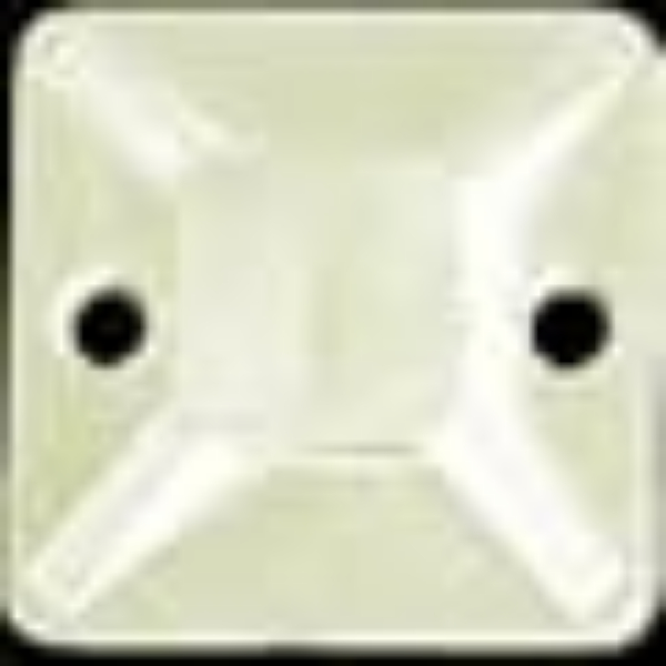 Picture of Electriduct CT-ED-ABM-100-25-CL 1 in. Adhesive Backed Mounting Bases&#44; Clear - 25 Piece