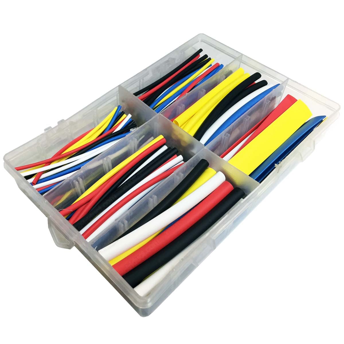 HS2-KIT-RBW-4 2-1 Heat Shrink Boxed Kits, Rainbow - 190 Piece