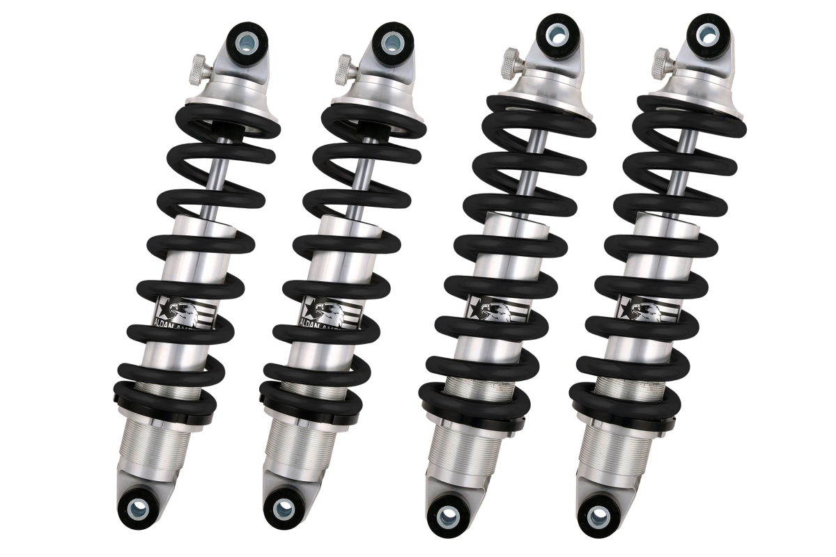 Aldan American PNSB4S Coil-Over Kit for DeTomaso Pantera 1971-1992, Front & Rear, Stock Ride Height
