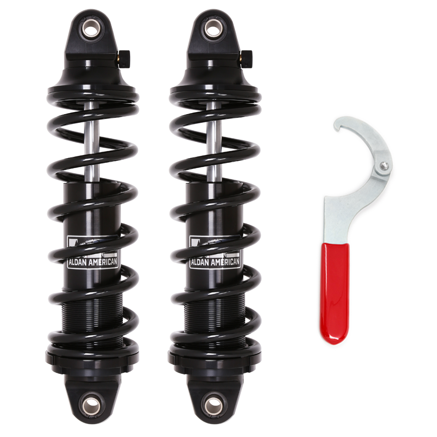 Aldan American PR655160B Coil-Over Kit, Regulator, 15 in. Extended, Spring, 160 lbs. per in. Rate, Chrome