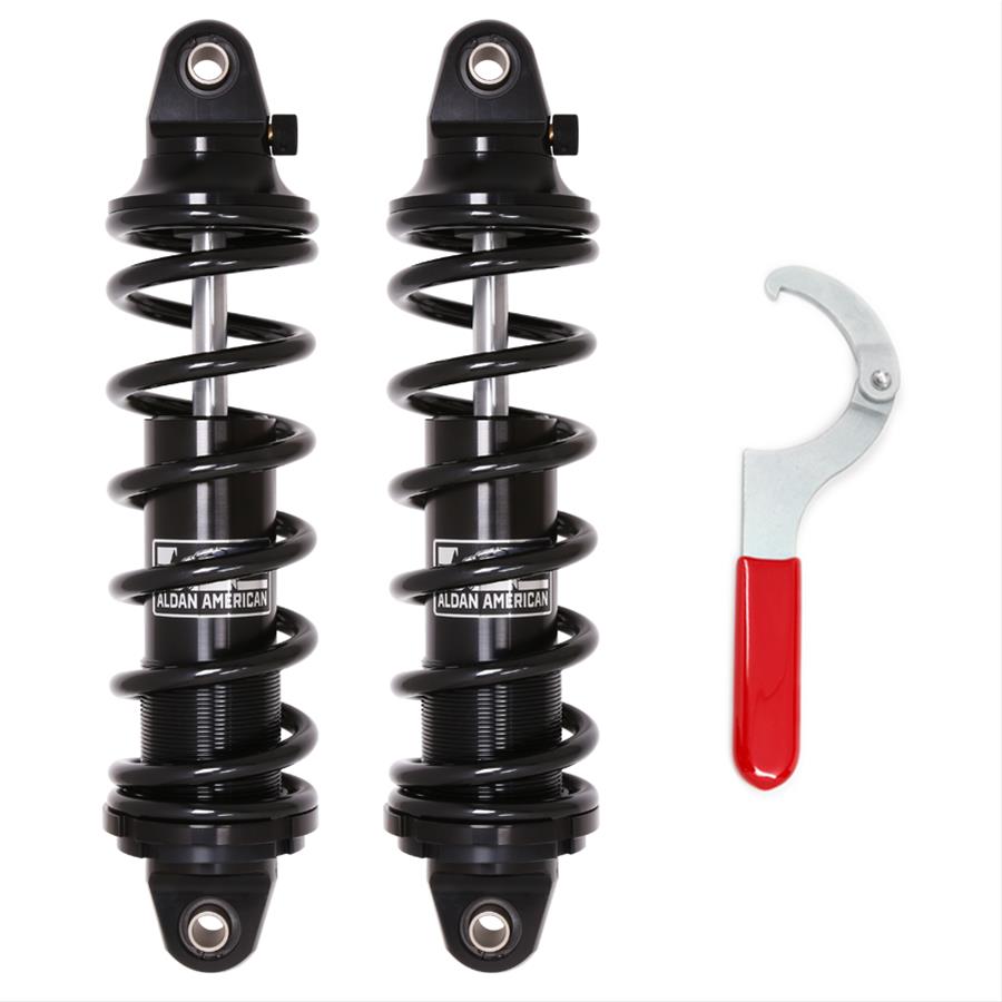 Aldan American AR657500C Coil-Over Kit, Regulator, Single Adjustable 13.5 in. Extended, Spring, 500 lbs. per in., Chrome Plated