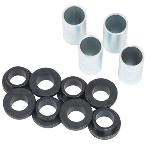 Shock Bushing Kit - Polyurethane - Set of 8 Bushings & Sleeves - Durable Design