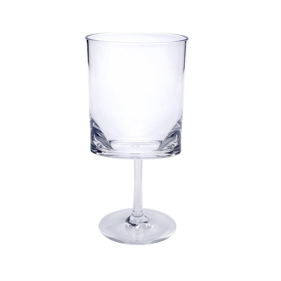 Picture of LeadingWare AS-3403C Oval Halo 12 oz Wine Glass, Clear - Set of 4