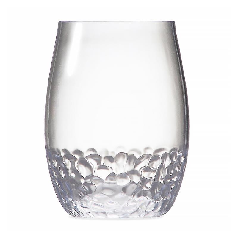 Picture of LeadingWare TRS-0768 Tritan Hammer 15 oz Stemless Glass - Set of 4