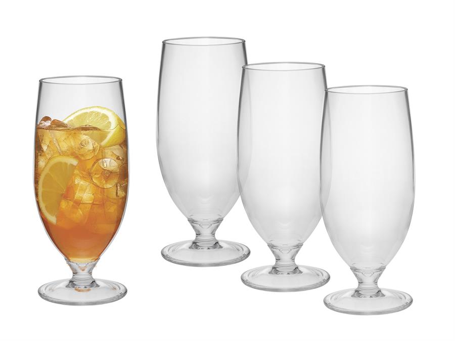 Picture of LeadingWare TRS-0722 Tritan 18 oz Beer Glass - Set of 4