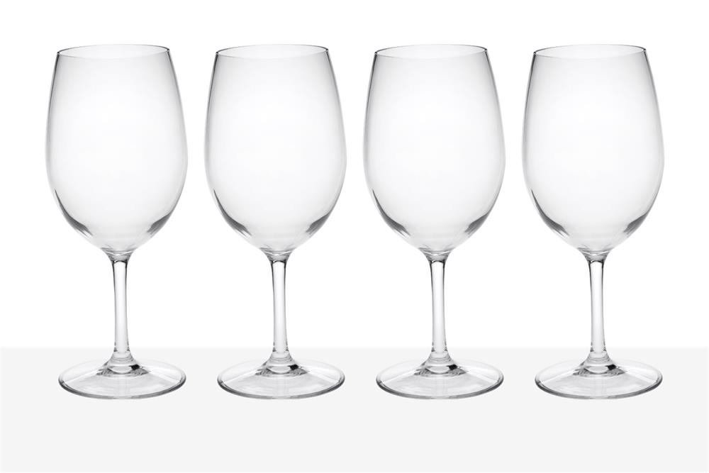 Picture of LeadingWare TRS-0702 Unbreakable Tritan 20 oz Wine Glass - Set of 4