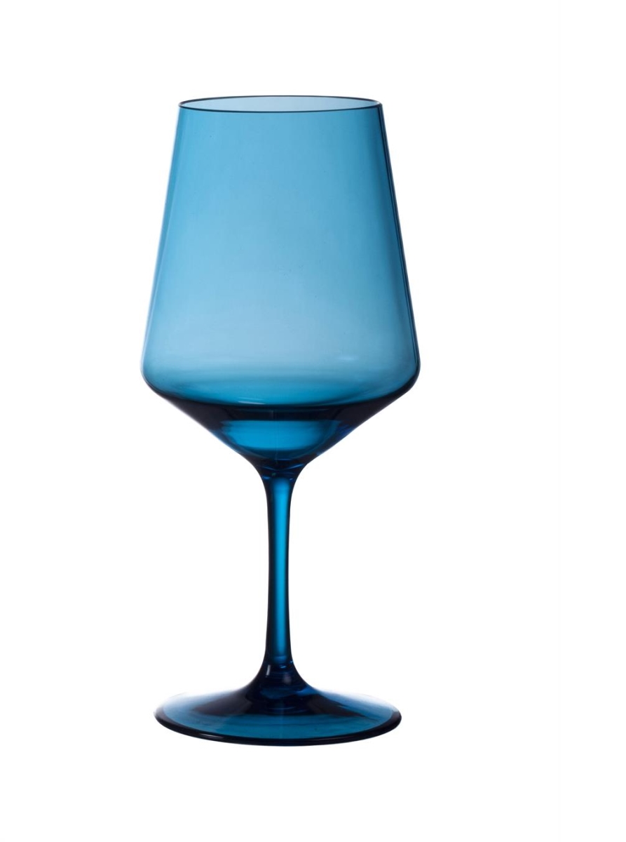 Picture of TRS-0752BL TRS-0752BL TRS-0752BL Tritan, Lexington 18 oz Wine Glass-Blue