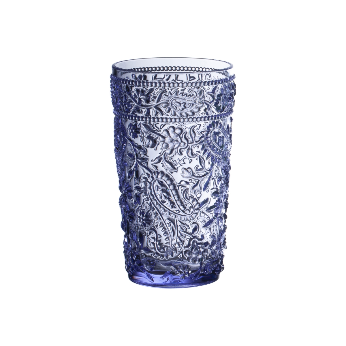 Picture of LEADINGWARE GROUP AS-1012PL Paisley HB 17 oz. Purple Set of 4 pcs.