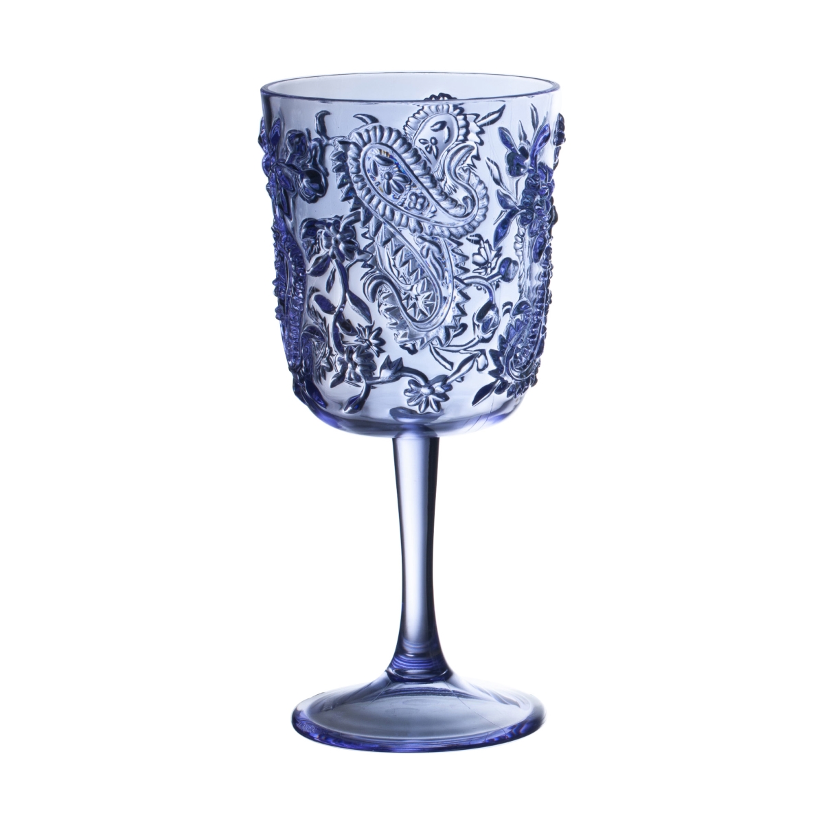 Picture of LEADINGWARE GROUP AS-1013PL Paisley Goblet Wine Glass 13 oz. Purple Set of 4 pcs.