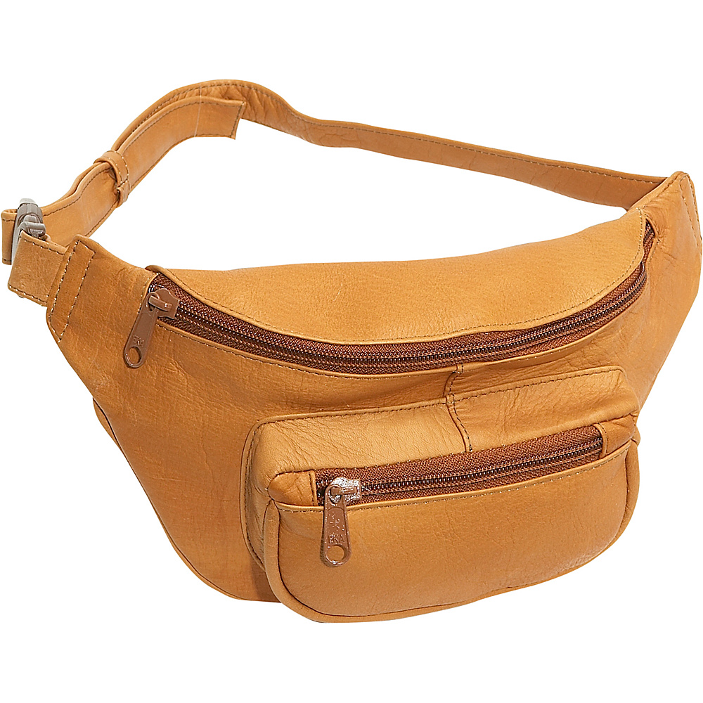 Picture of Le Donne Leather AC-18-TN Kangaroo Classic Waist Bag&#44; Tan