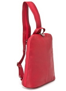 Picture of Le Donne Leather LD-1501-Red Women Ipad & Ereader Backpack Sling&#44; Red
