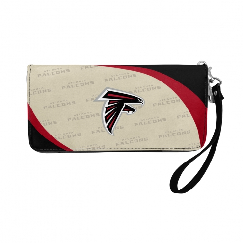 NFL Curve Zip Organizer Wallet, Atlanta Falcons