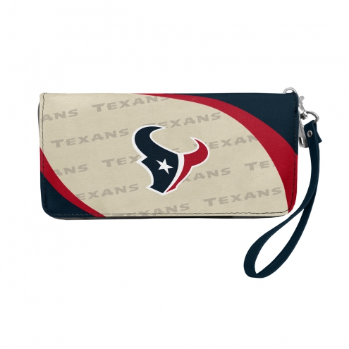 NFL Curve Zip Organizer Wallet, Houston Texans