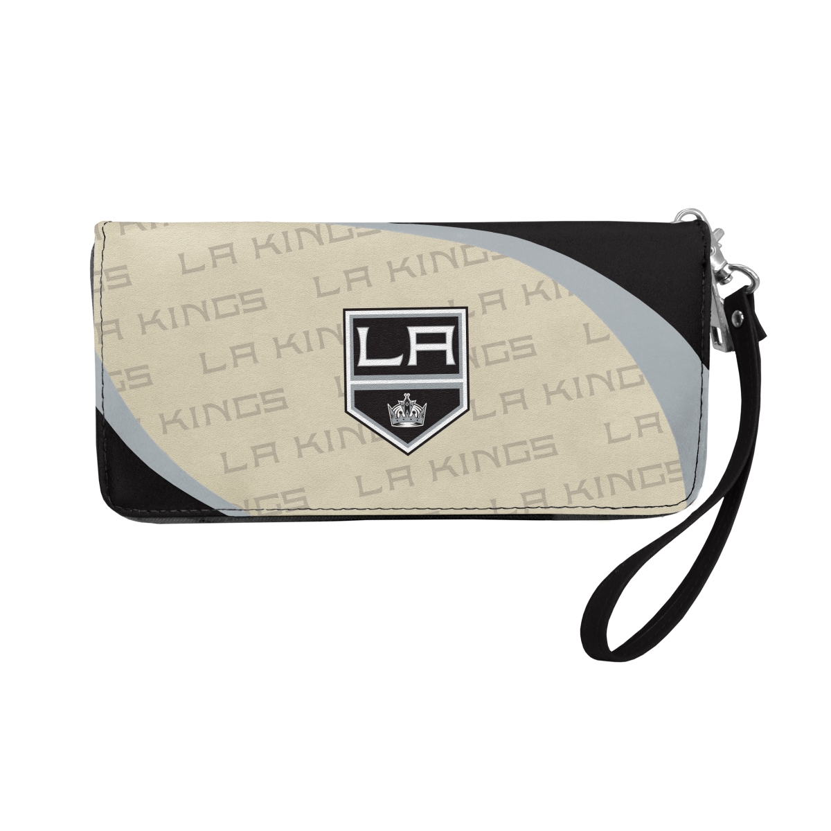 Picture of Little Earth 500902-KING NHL Los Angeles Kings Curve Zip Organizer Wallet