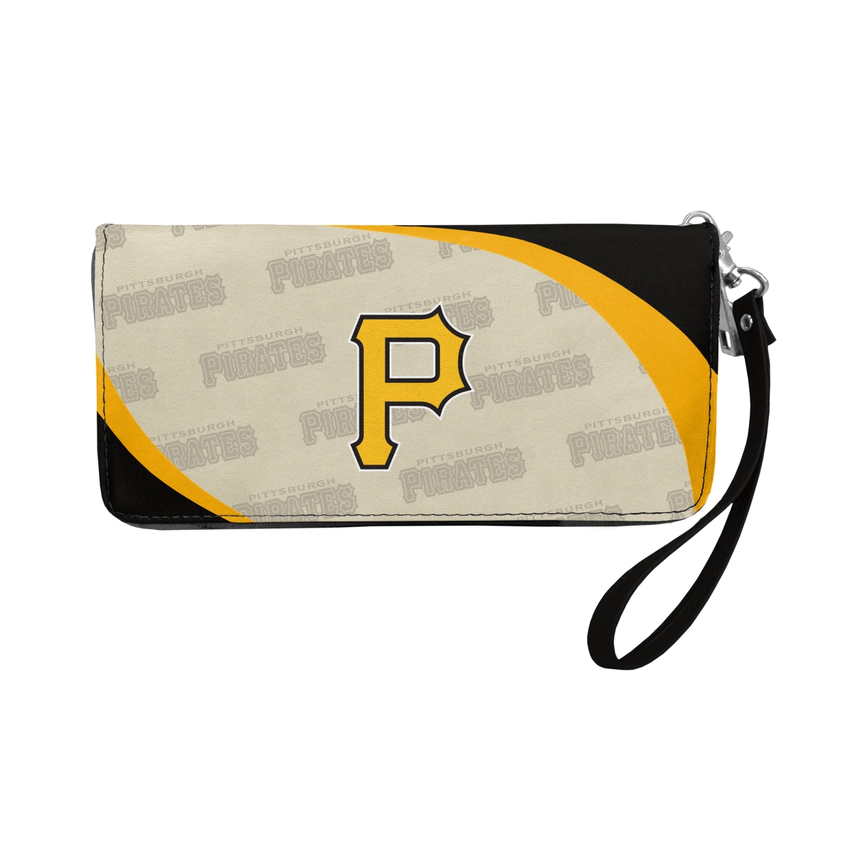 Picture of Little Earth 600902-PIRT MLB Curve Zip Organizer Wallet - Pittsburgh Pirates