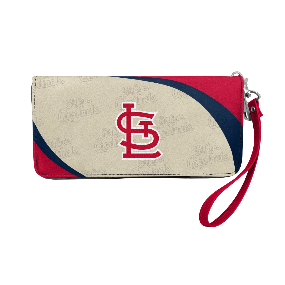 Picture of Little Earth 600902-STLO MLB Curve Zip Organizer Wallet - St. Louis Cardinals