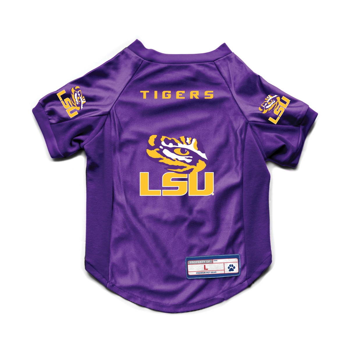 120156-LSU-XS Louisiana State University Pet Stretch Jersey - Extra Small
