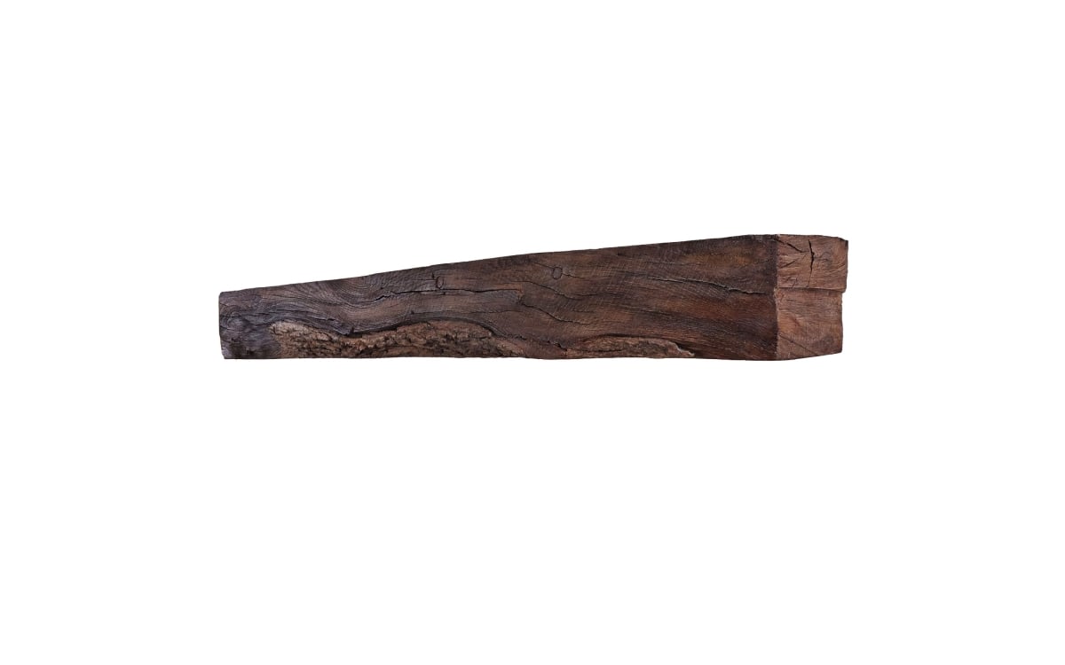 5 ft. Rickhouse Fireplace Mantel, Maduro